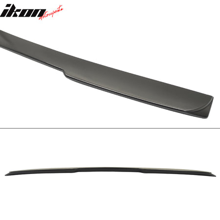 Fit 04-10 BMW 5 Series E60 A Style Rear Roof Window Spoiler Wing ABS Matte Black