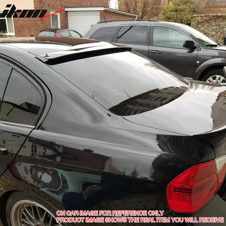 Fits 06-11 BMW E90 3-Series& 08-11 M3 Sedan AC Style Rear Roof Spoiler ABS