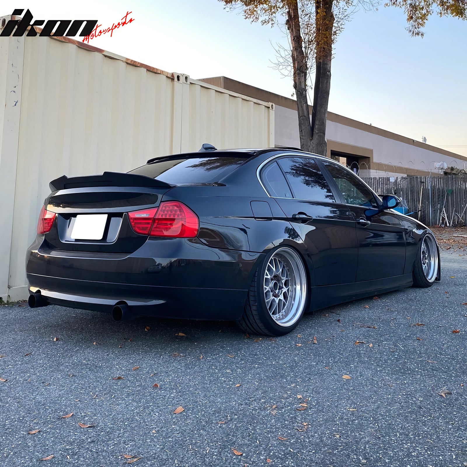Fits 06-11 BMW E90 3-Series& 08-11 M3 Sedan AC Style Rear Roof Spoiler ABS