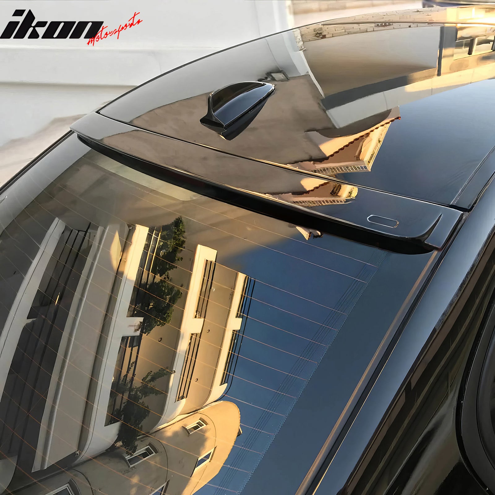 Fits 06-11 BMW E90 3-Series& 08-11 M3 Sedan AC Style Rear Roof Spoiler ABS