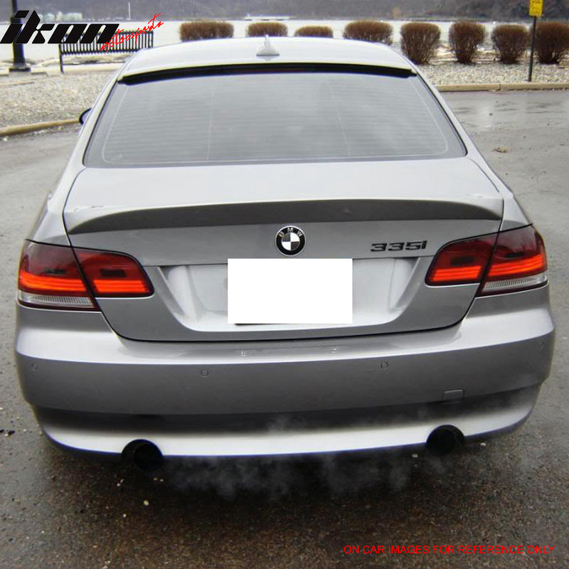 Fits 07-13 BMW E92 3 Series M3 Coupe A Style Rear Roof Spoiler Wing Matte Black