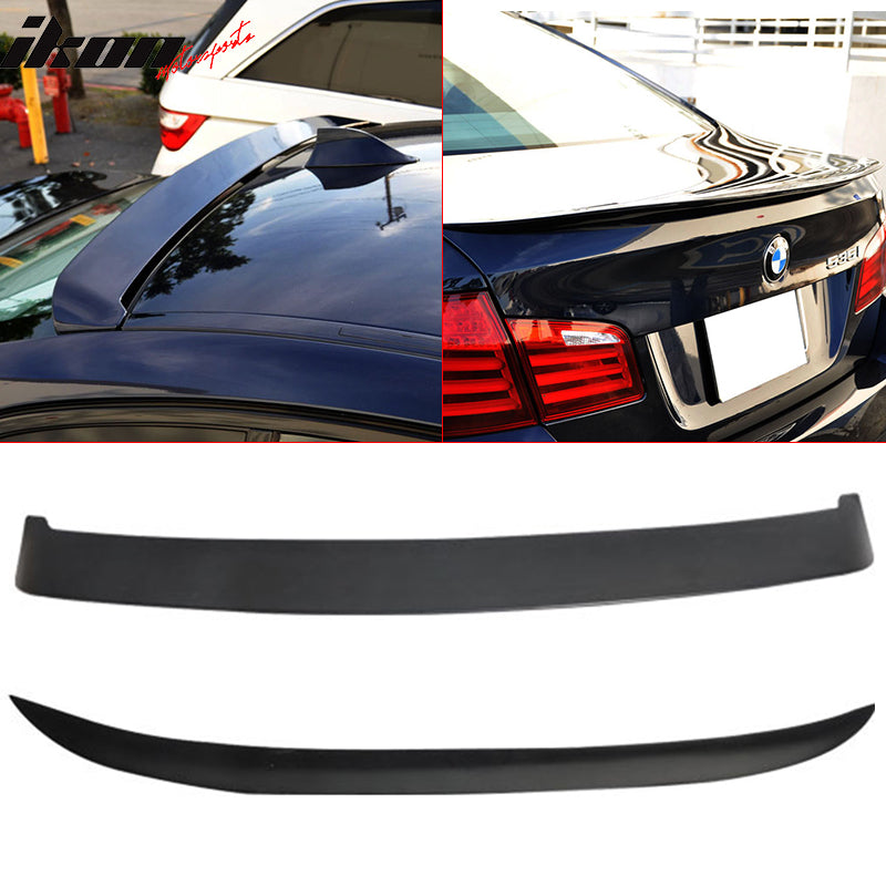 Fits BMW F10 5-Series 11-16 Rear Roof + Trunk Spoiler Combo