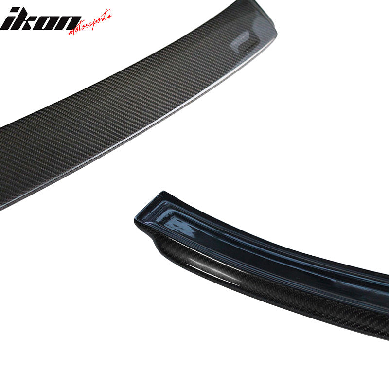 Fits 12-19 BMW 3 Series F30 F80 M3 AC Style Rear Roof Spoiler Matte Carbon Fiber