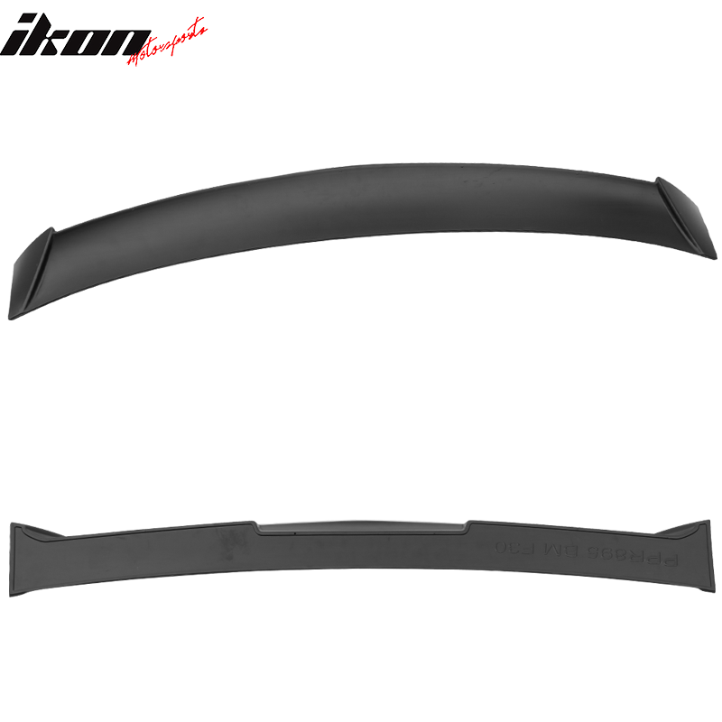 Fits 12-18 BMW F30 3-Series Sedan 4-Door Ikon Style ABS Roof Spoiler Wing