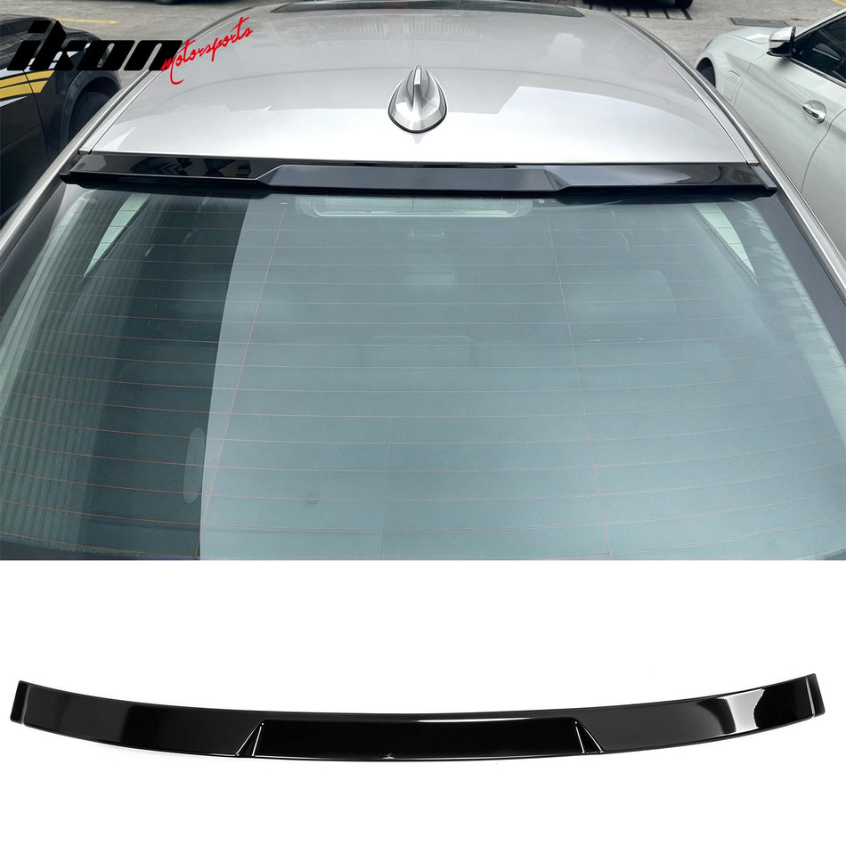 2012-2018 BMW 3-Series F30 M3 F80 Sedan M4 Style Gloss Black Roof Spoiler ABS