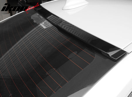 Fits 12-18 BMW 3-Series F30 M3 M4 Style Gloss Black Rear Roof Spoiler Wing ABS