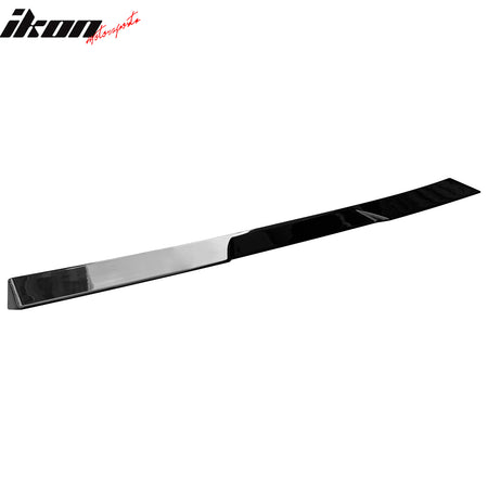 Fits 16-22 BMW G11 G12 7-Series IKON Gloss Black Rear Window Roof Spoiler ABS