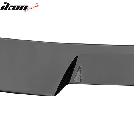 Fits 16-22 BMW G11 G12 7-Series IKON Gloss Black Rear Window Roof Spoiler ABS