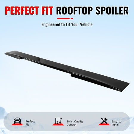 Fits 2024-2027 BMW G60 5-Series i5 M5 G90 Roof Spoiler IKON Gloss Black ABS