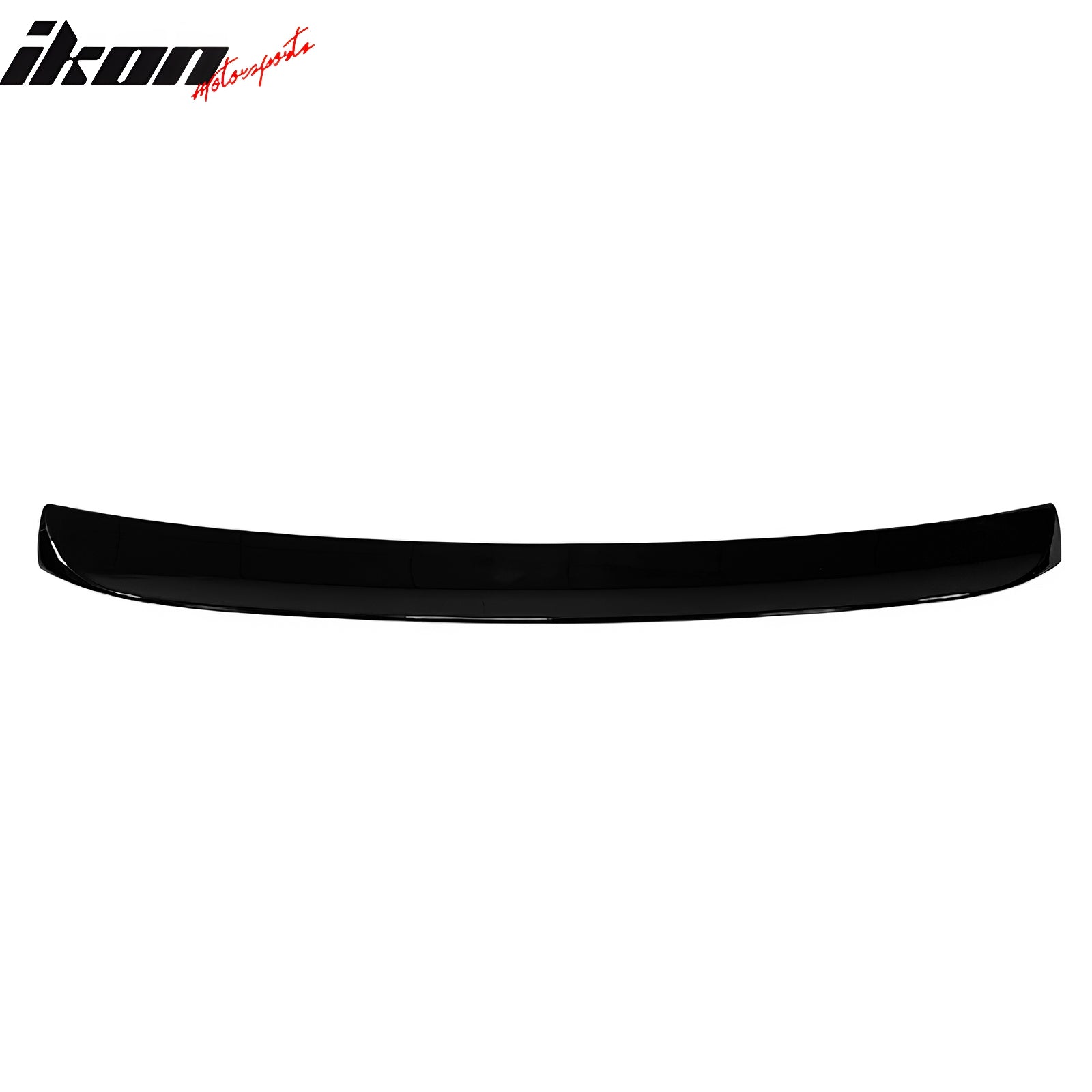 IKON MOTORSPORTS, Rear Window Roof Spoiler Compatible with 2010-2015 Chevrolet Camaro, ABS PlasticTop Roofline Windshield Visor Spoiler Wing