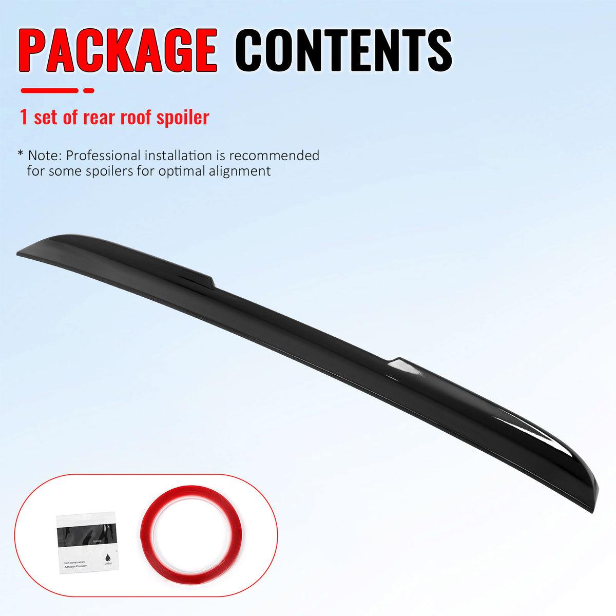 Fits 2011-2023 Dodge Charger M Style Gloss Black Rear Roof Spoiler Wing Lip ABS