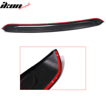 Fits 08-23 Dodge Challenger Rear Window Roof Spoiler Wing Unpainted Black PP