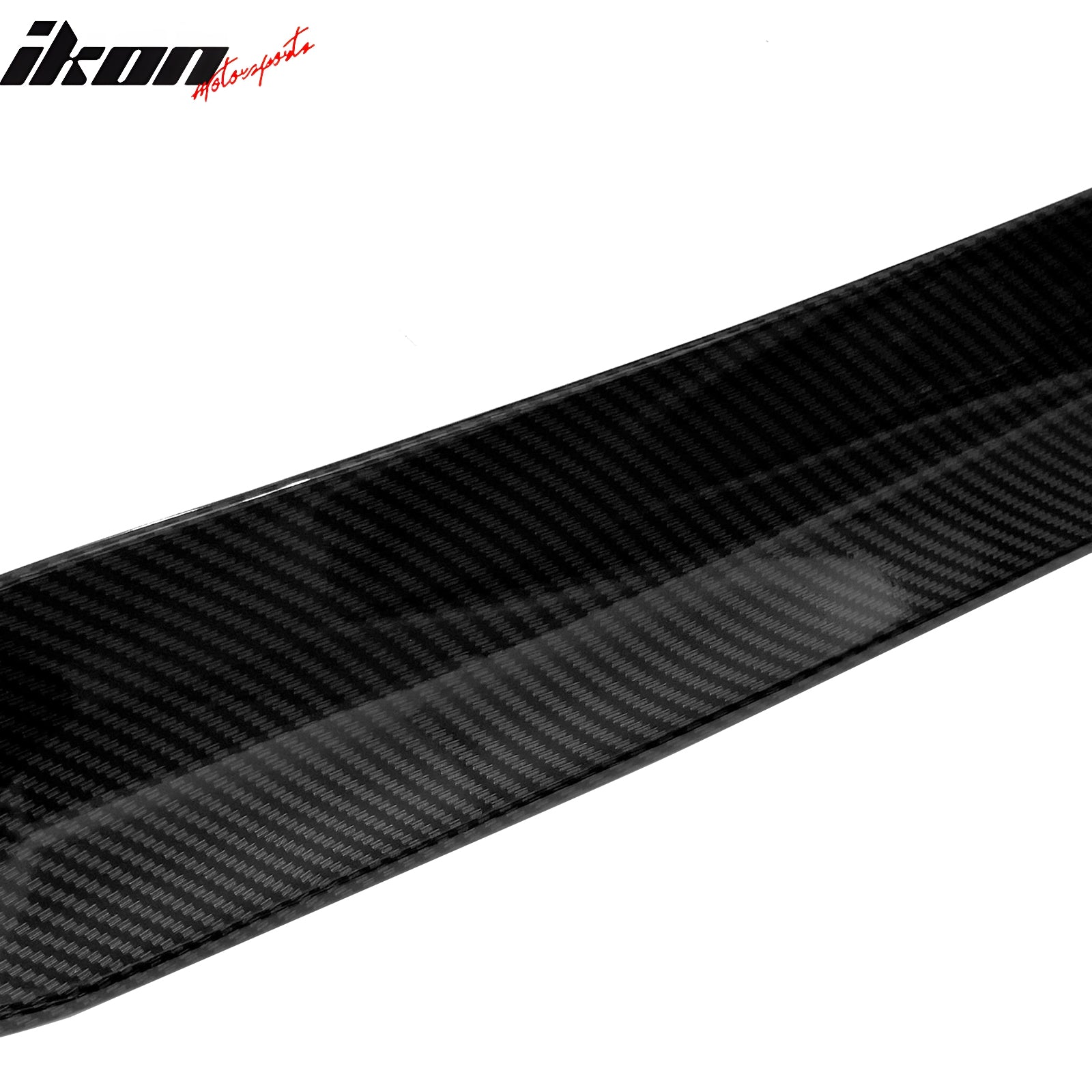 Fits 08-23 Dodge Challenger Rear Window Roof Spoiler Wing Carbon Fiber Print ABS