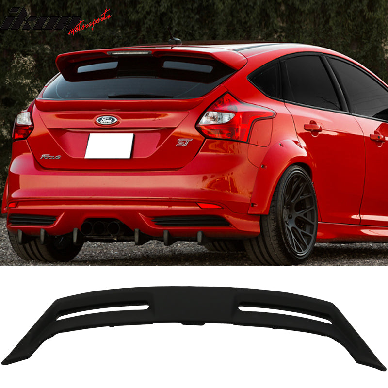 2012-2018 Focus Hatchback Painted ABS Rear Roof Spoiler Wing