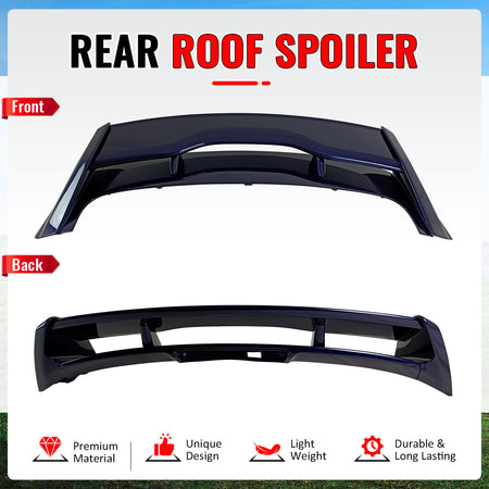 Fits 12-18 Ford Focus MK3 Hatchback RS Style Roof Spoiler Painted #L6 Kona Blue