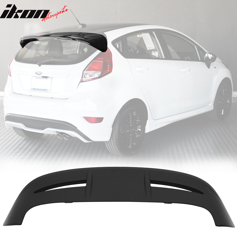 2011-2018 Ford Fiesta Hatchback ST Style Roof Spoiler Wing ABS