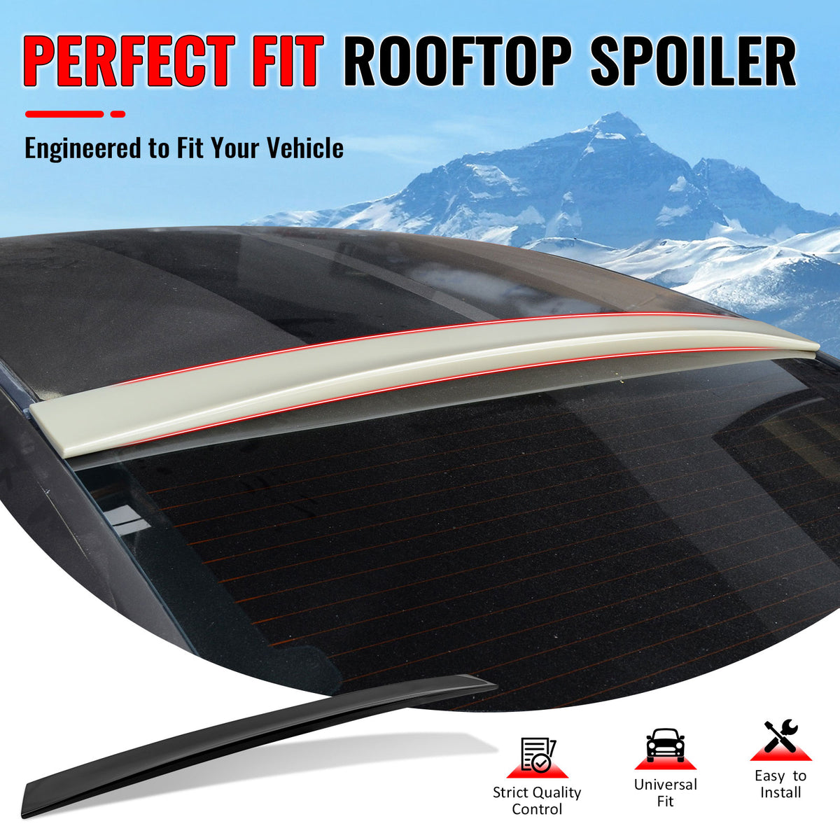 Fit 2005-2014 Ford Mustang Coupe 2-Door Roof Spoiler DS Style Painted #12