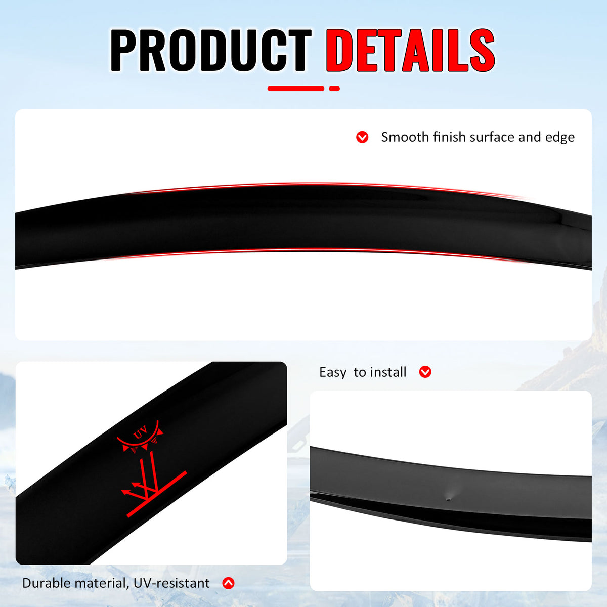 Fits 05-14 Ford Mustang Coupe DS Style Roof Spoiler ABS Painted #M6373A Ebony