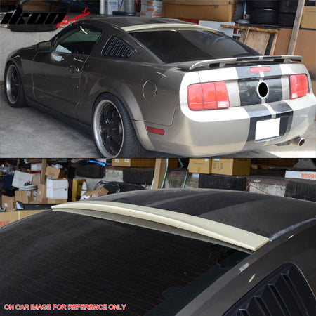 Fits 05-14 Ford Mustang Coupe DS Style Roof Spoiler ABS Painted #M6373A Ebony
