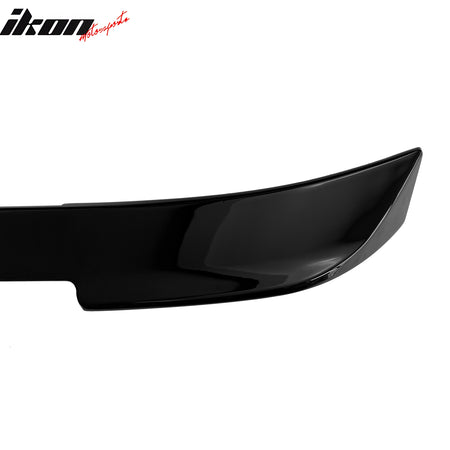 Fits 15-23 Ford Mustang Coupe MK 6 R Style Rear Roof Spoiler Wing Gloss Black ABS