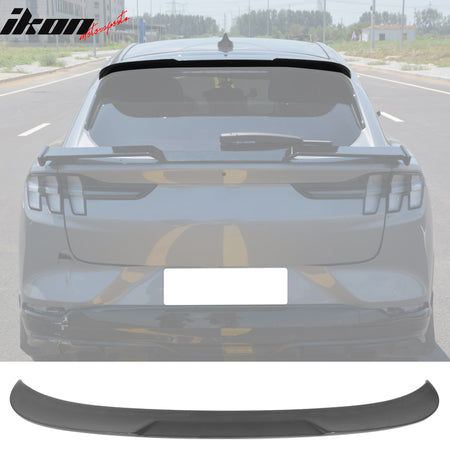 Fits 21-25 Ford Mustang Mach-E Rear Roof Window Spoiler Wing Kit ABS