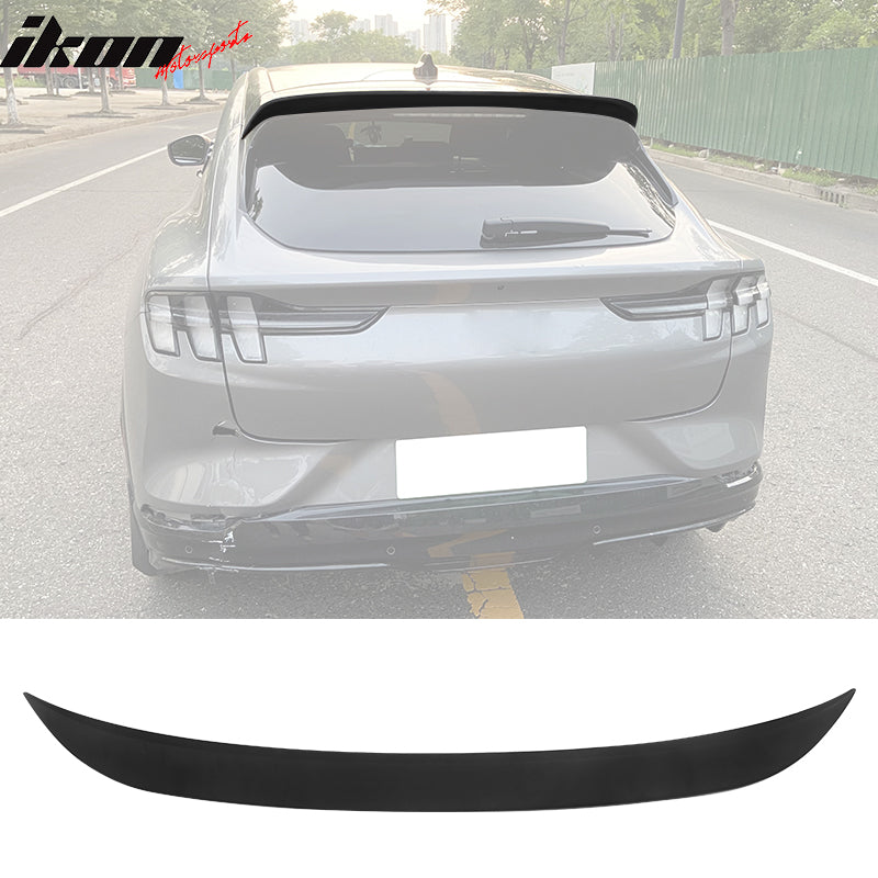 2021-2023 Ford Mustang Mach-E IKON Matte Black Rear Roof Spoiler ABS