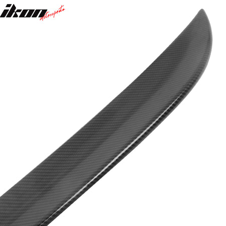 Fits 21-24 Ford Mustang Mach-E IKON Style Roof Spoiler ABS Carbon Fiber Print