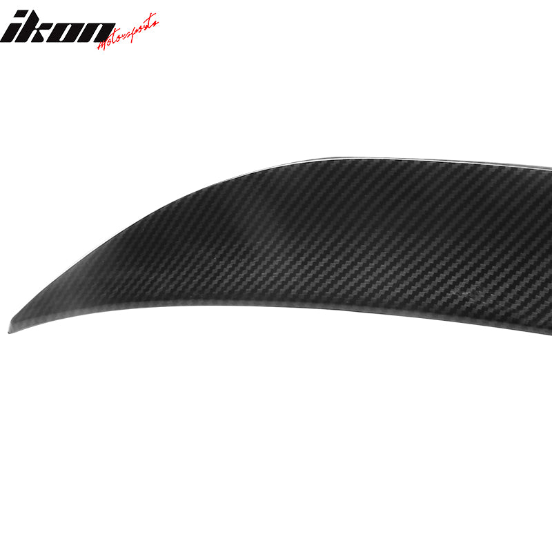 Fits 21-24 Ford Mustang Mach-E IKON Style Roof Spoiler ABS Carbon Fiber Print