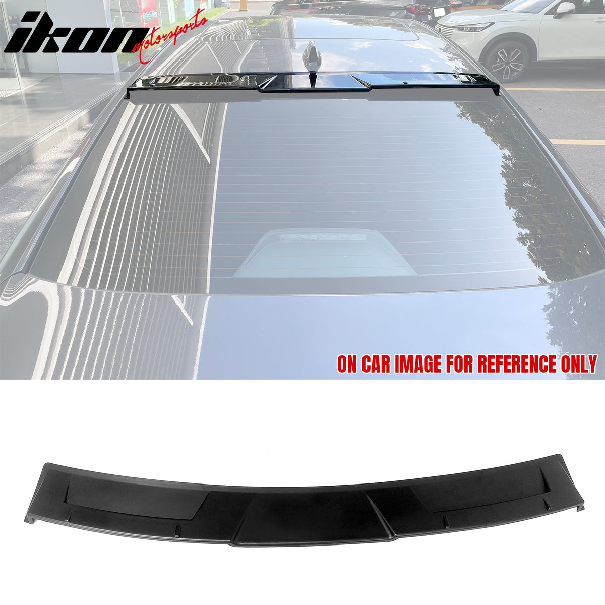 Fits 23-25 Honda Accord 11th Gen IKON Style Roof Spoiler ABS