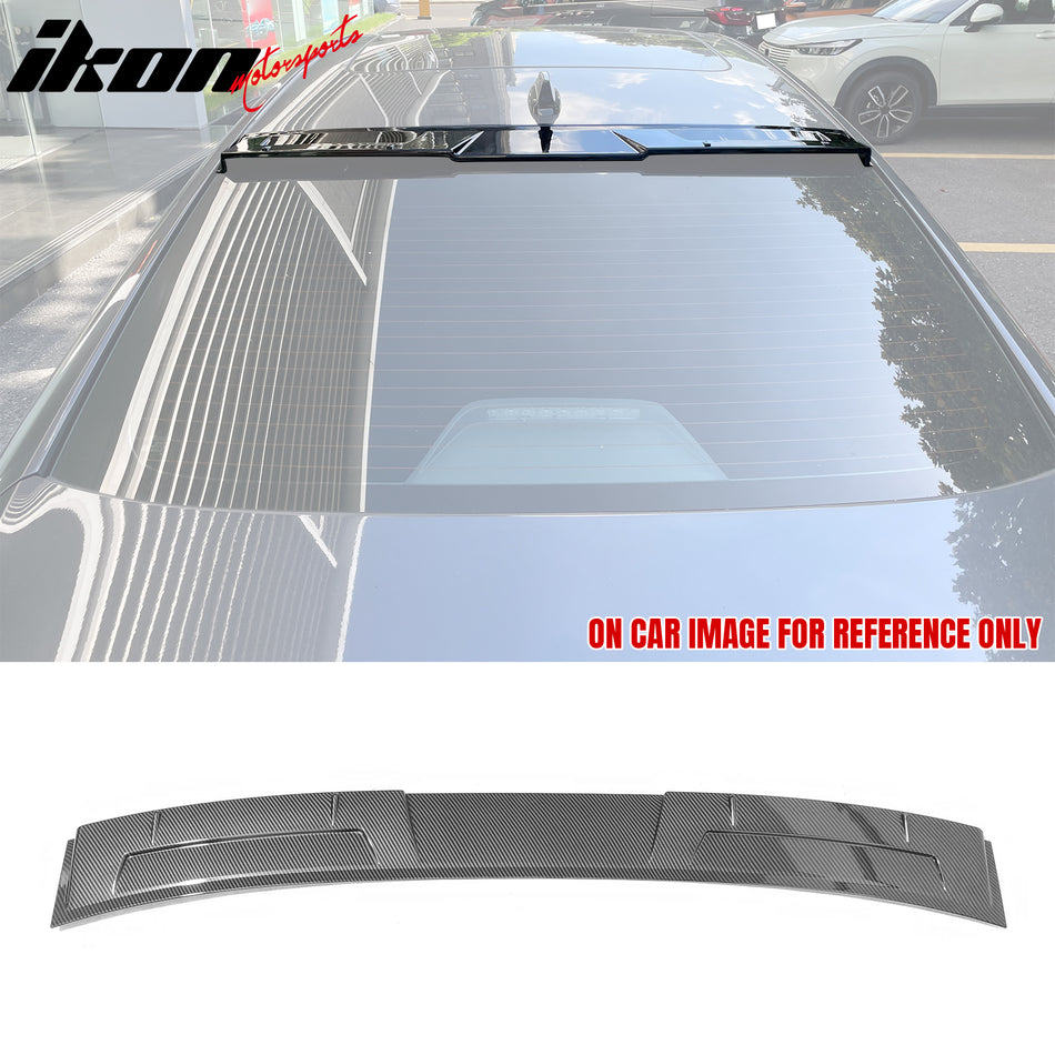 Fits 23-24 Honda Accord 11th Gen IKON Style Roof Spoiler ABS