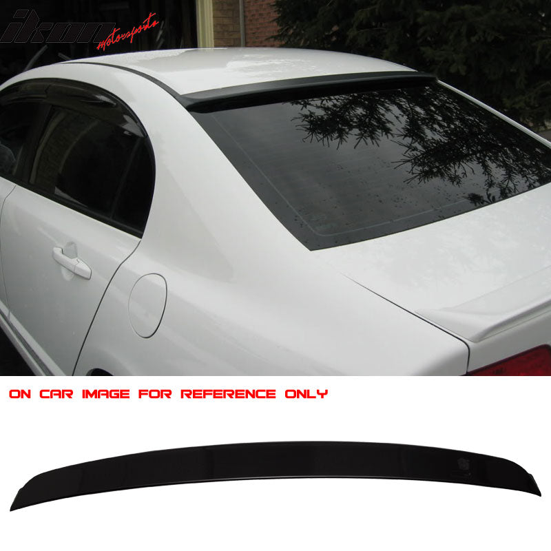 Fits 06-15 Honda Civic Sedan Roof Spoiler ABS Taffeta White # NH578