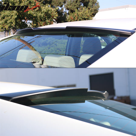Fits 16-21 Honda Civic Sedan 4Dr JDM Style Rear Roof Spoiler Lip Matte Black ABS