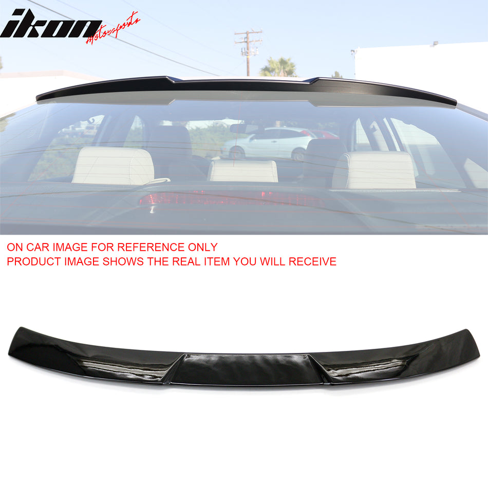 2016-2021 Honda Civic Sedan JDM Style Roof Spoiler Lip Gloss Black ABS