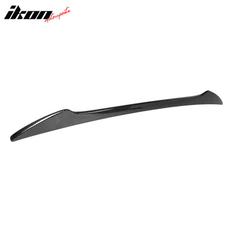 Fits 17-21 Honda Civic 10th Gen Hatchback V Style Carbon Fiber CF Trunk Spoiler