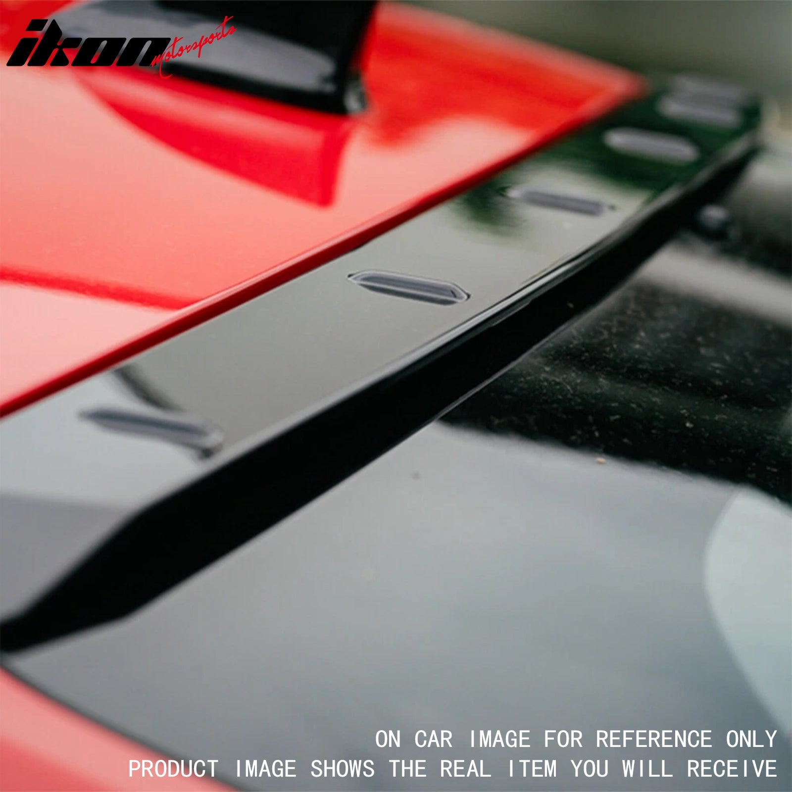 For 22-26 Honda Civic FL Type R Hatchback V Style Roof Spoiler Carbon Fiber Look