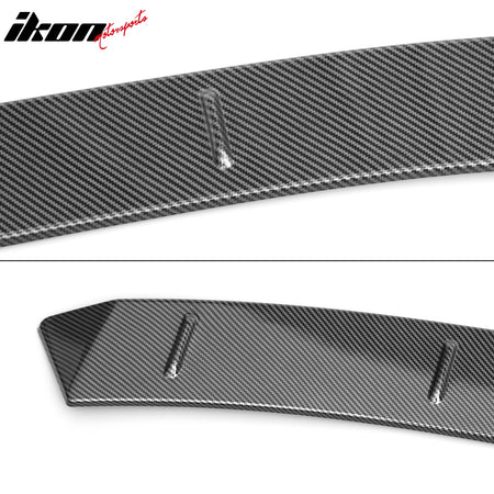 For 22-26 Honda Civic FL Type R Hatchback V Style Roof Spoiler Carbon Fiber Look