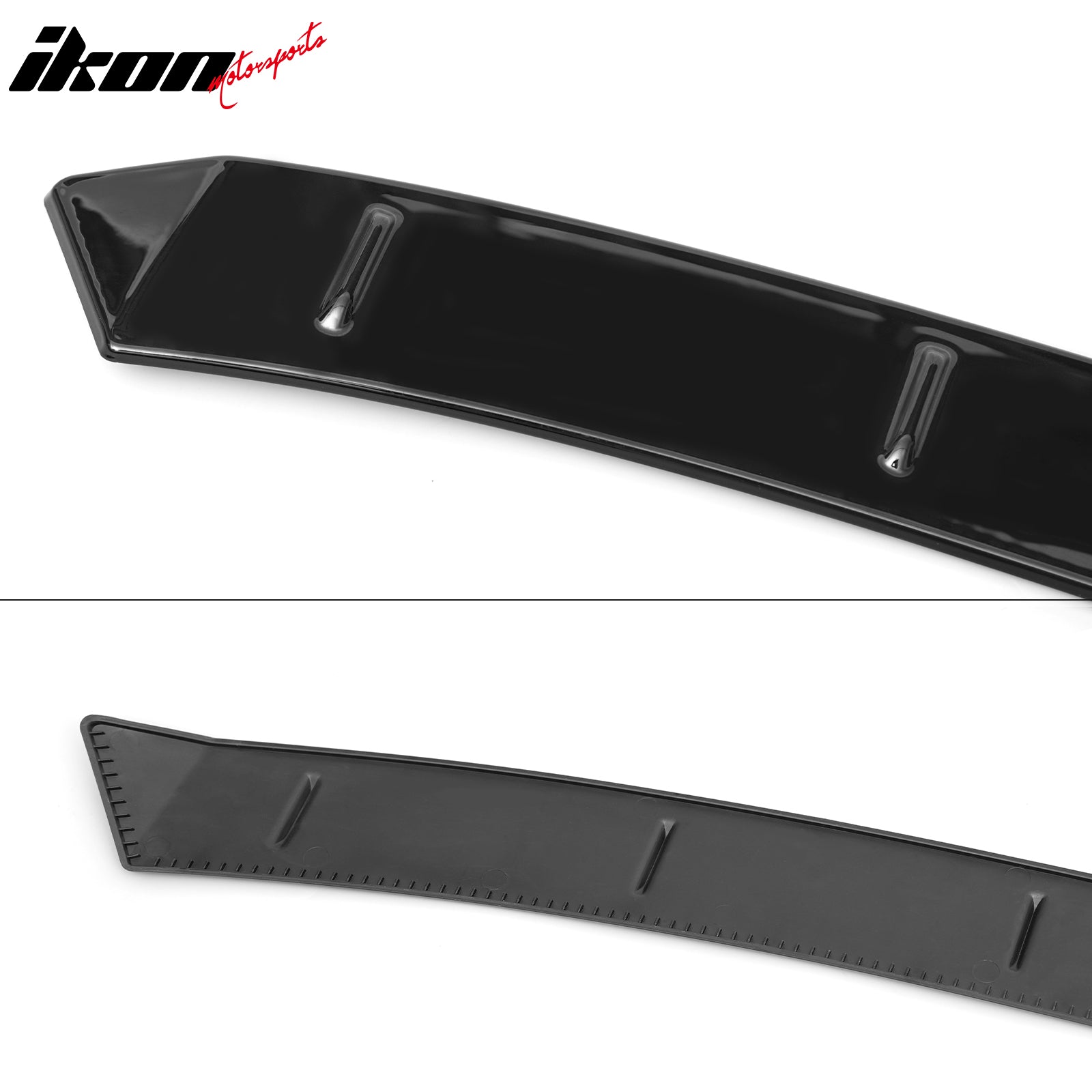 Fits 22-26 Honda Civic FL Type R Hatchback V Style Roof Spoiler Gloss Black ABS
