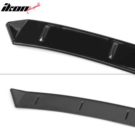 Fits 22-26 Honda Civic FL Type R Hatchback V Style Roof Spoiler Gloss Black ABS