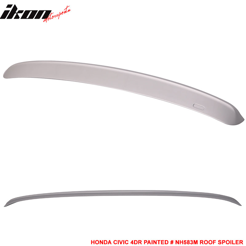 96-00 Civic 4Dr Sedan Roof Spoiler ABS