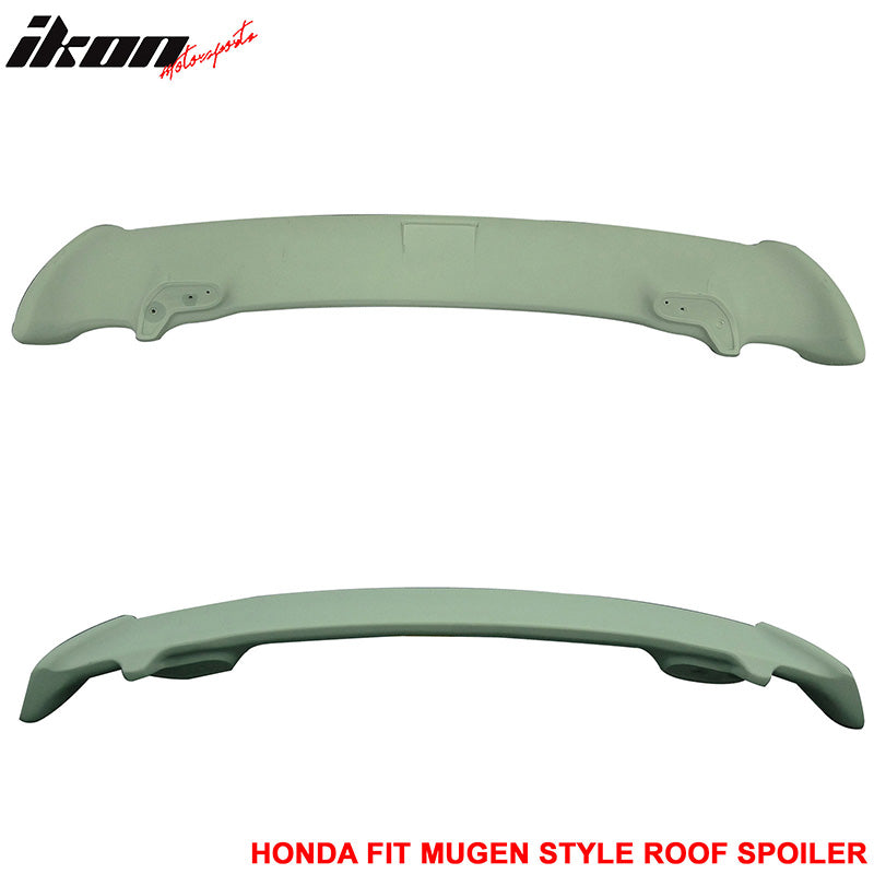 Fits 09-13 Honda Fit Second Generation GE8 USDM Mugen ABS Roof Spoiler Wing