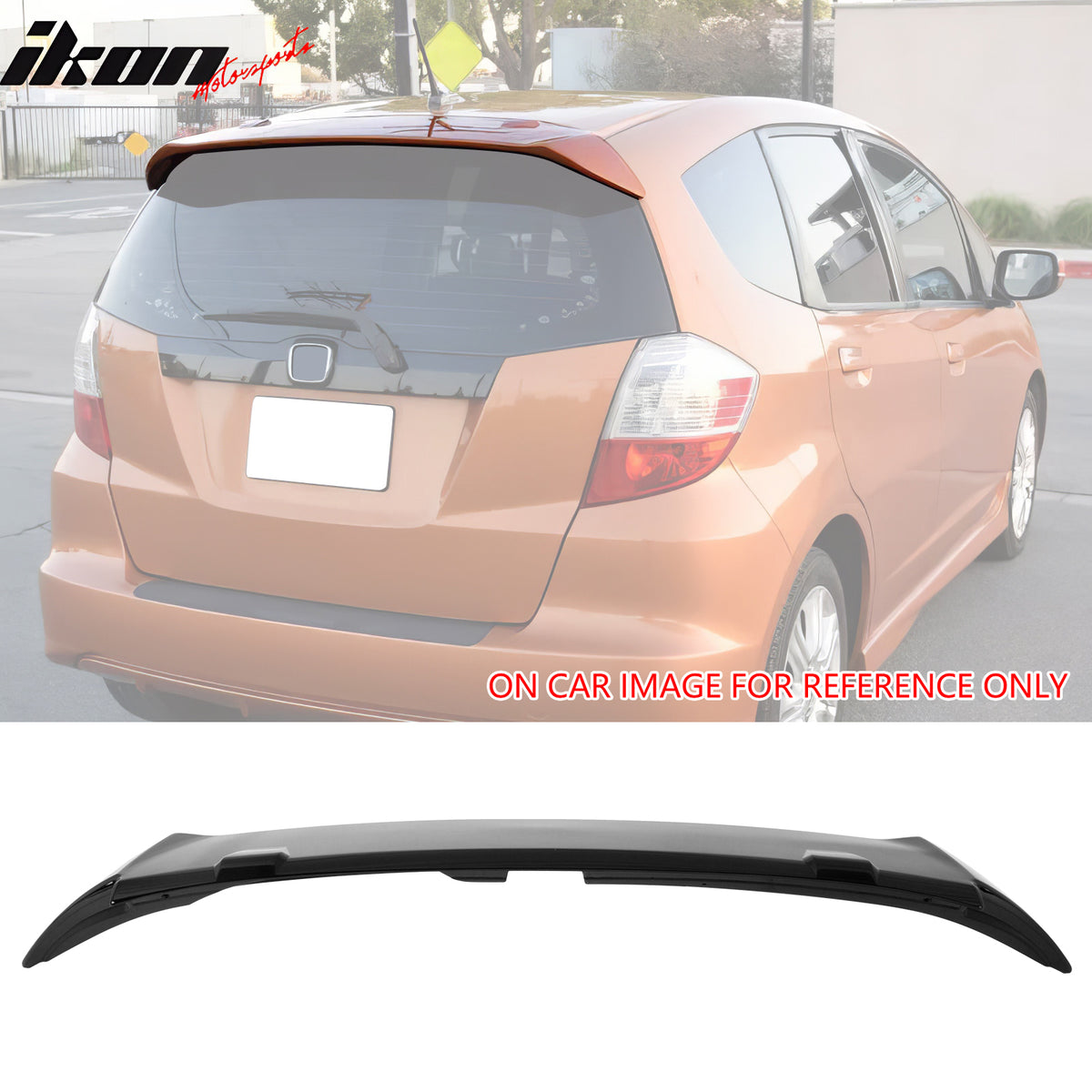 Fits 09-13 Honda Fit Sport OE Style Rear Roof Spoiler Wing Lip ABS