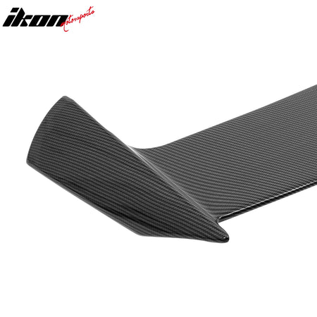 IKON MOTORSPORTS, Rear Window Roof Spoiler Compatible with 2024-2026 Honda Prologue, IKON Style ABS Top Roofline Windshield Visor Spoiler Wing