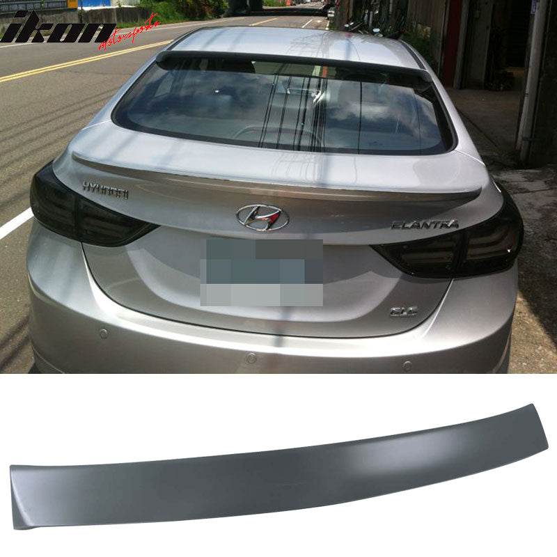 2011-2014 Hyundai Elantra OE Style Unpainted Rear Roof Spoiler ABS