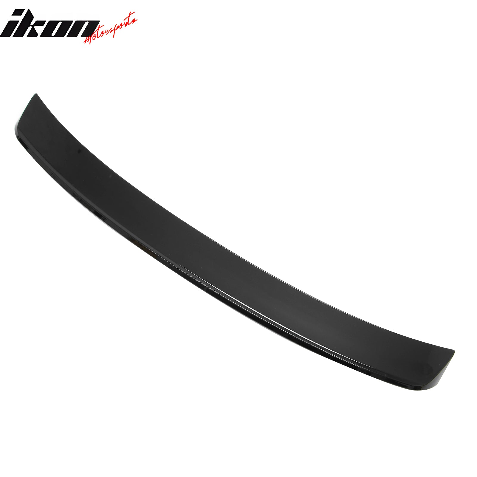 Fits 14-24 Infiniti Q50 Sedan Gloss Black Roof Spoiler Rear Window Wing Lip ABS