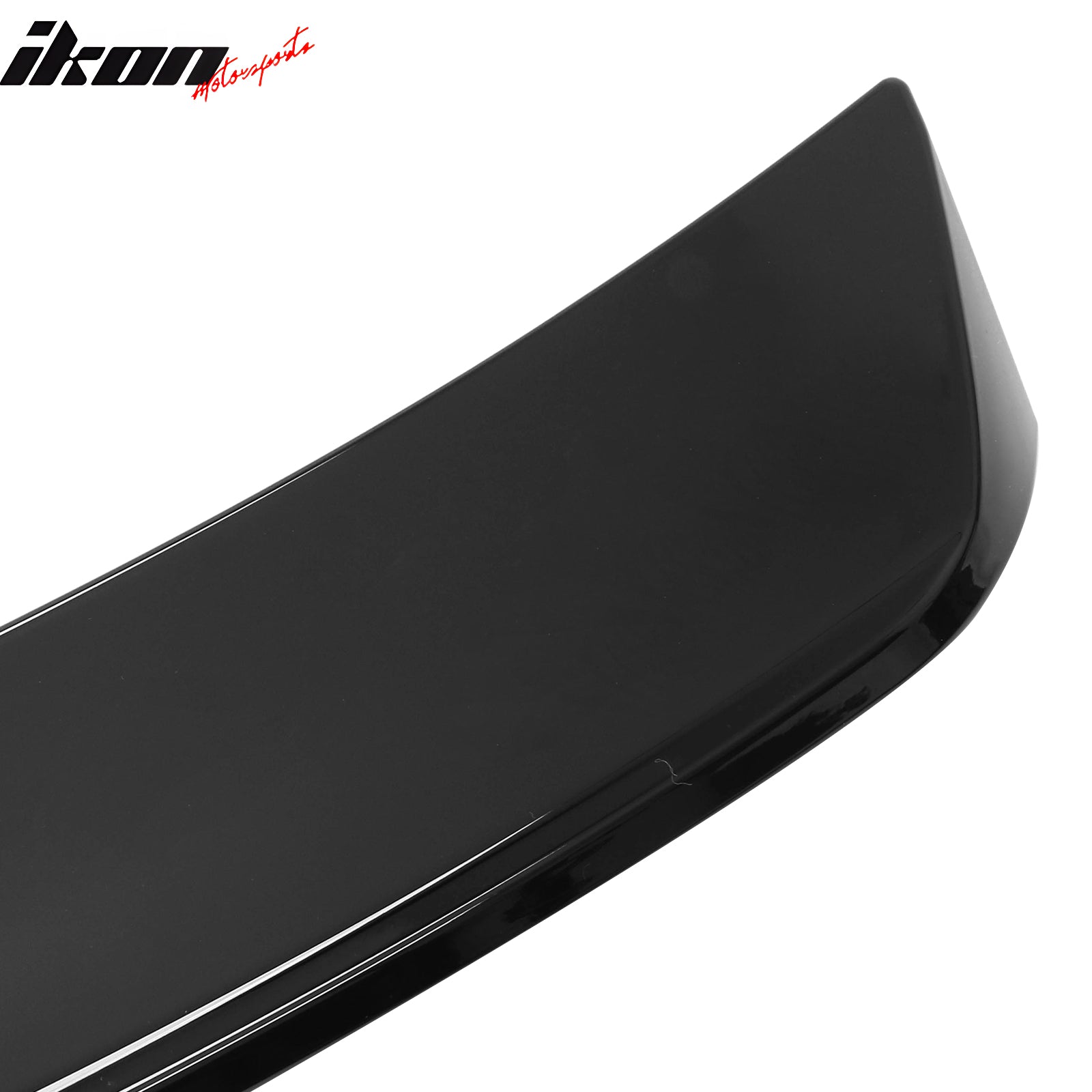 Fits 14-24 Infiniti Q50 Sedan Gloss Black Roof Spoiler Rear Window Wing Lip ABS