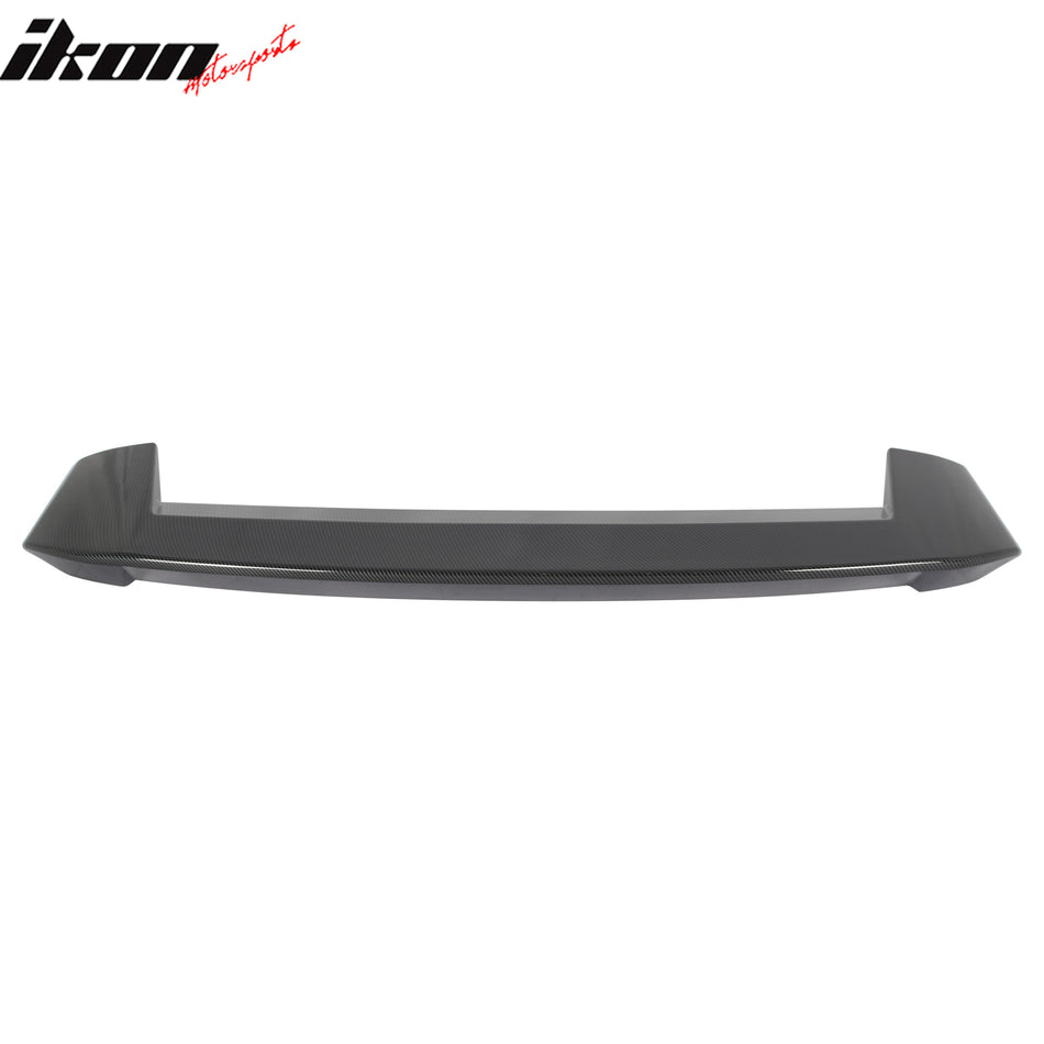 2021-2027 Grand Cherokee L WL75 IKON Style Carbon Fiber Print Roof Spoiler ABS