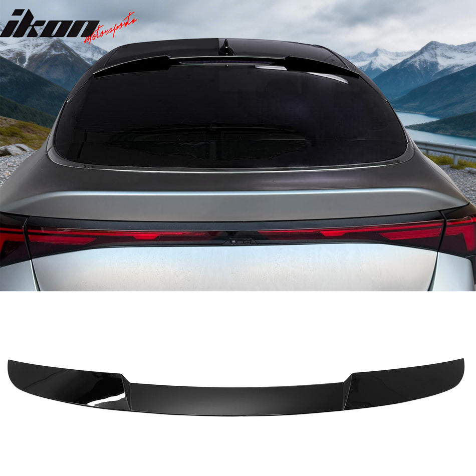 2021-2026 Kia K5 Gloss Black Roof Spoiler Rear Window Wing Lip ABS