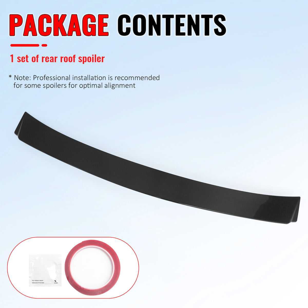 Fits 06-13 Lexus IS250 IS350 IS F Sedan OE Style Rear Roof Spoiler Gloss Black