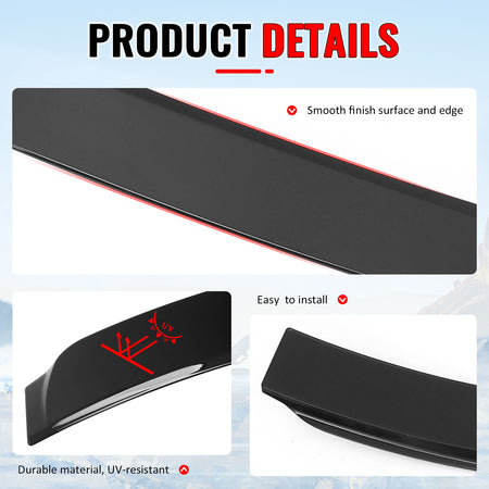 Fits 14-20 Lexus IS-Series XE30 Sedan F-Sport Style Roof Spoiler Gloss Black