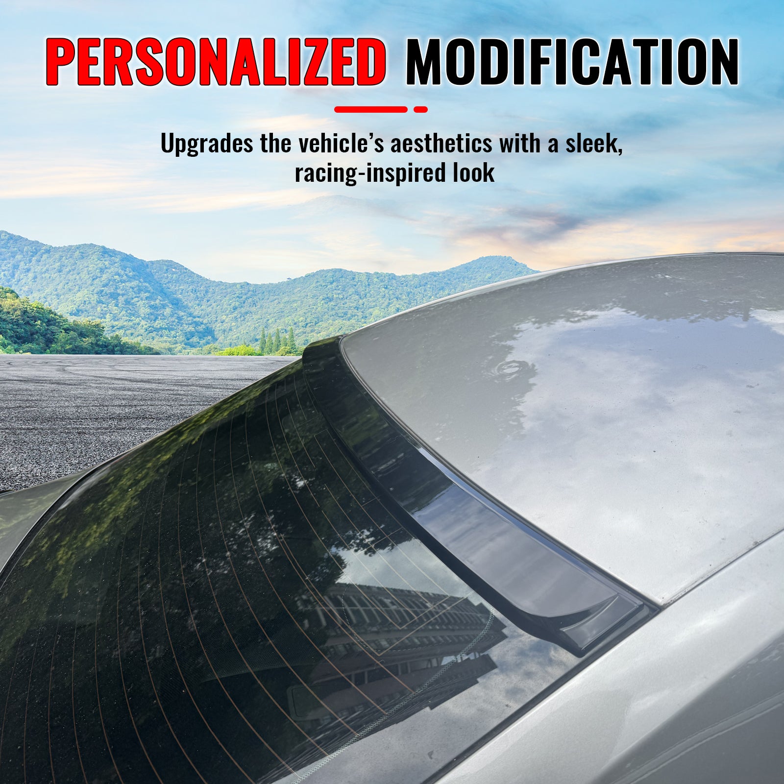 Fits 14-20 Lexus IS-Series XE30 Sedan F-Sport Style Roof Spoiler Gloss Black